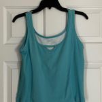 Teal Sleeveless Tank Top Blue Size L Photo 3