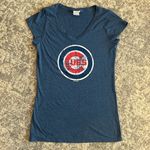 5th & Ocean  Chicago Cubs Deep V-Neck Shirt Photo 0