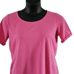 Susan Graver Weekend Essentials Pink Scoop Neck Tee - Size Medium NWOT Photo 3