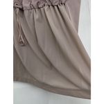 Gymshark  Women's Blush Pink Mauve Cinch Back Mesh Short Sleeve Small Top Photo 4