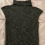 Max Studio Cap Sleeves Cowl Neck Ribbed Brown Midi Sweater Dress, size XS Photo 5