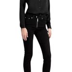 The Kooples  Mid Rise Black Denim Slim Fit
Jeans In Washed Black Size FR 42/10 US Photo 0