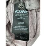 Kuhl Laurel Womens S Mauve Striped Button Tab Sleeve Short Sleeve T Shirt Top Photo 5