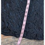 Adrianna Papell Black Lace Sheath Dress US 2 Keyhole Cocktail Formal Midi Photo 6