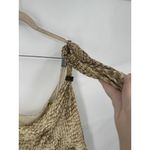 Ralph Lauren Lauren Silk One Shoulder Mini Dress Women 16 Brown Animal Print Photo 5