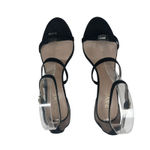 Raye Alley High Heels Pumps Shoes Suede Ankle Strap Buckle Black Size US 7.5 Photo 3