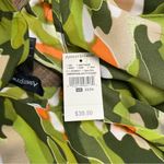 Ashley Stewart Shirt Women Size 22/24 Colorful Cold Shoulder Layered Camo Blouse Photo 6