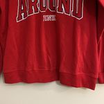 Victoria’s Secret Pink Wisconsin Badgers women’s red long sleeve pullover size L Size L Photo 4