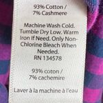 Vineyard Vines  Cashmere Blend Gingham Button Down Shirt Pink Purple Pocket 0 Photo 3