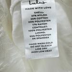 Lulus  Dainty Personality Ivory Lace Seamed Bustier Mini Dress Stretch Small NWT Photo 8