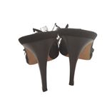 ANDREA PFISTER Ribbon & Rhinestone Sexy Party Heels Sandals Sz 40.5 Photo 4