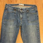 Old Navy MEDIUM WASH LOW RISE WIDE LEG TROUSER STYLE JEANS WOMEN’S SZ 10 Photo 1