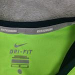 Nike  Dri Fit Womem's Solid Neon Green Razorback Tank Top‎ Size Large Photo 4