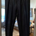 White Birch  Shiny Faux Leather High Waisted‎ Leggings Photo 0