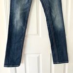 Miss Me Denim Embroidered Back Pocket Wings Skinny Jeans Bradbury Low Rise 28 Photo 8