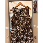 ALYX Leopard Print Sleeveless Sheath Dress‎ / Cocktail Dress Women's Size 14 Brown Photo 2