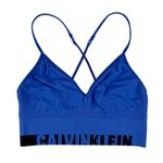 Calvin Klein Bright Blue Microfiber Bralette Multi Way Size Small Photo 0