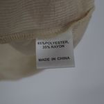 ZOA Ribbed Tank Top Cream M Basic Layering Essential Tan Size M Photo 3