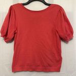 J.Crew  Shirt Women's Size Small Pink Back Floral‎ Bow Tie Short Puff Sleeve Photo 0