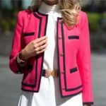 J.Crew | Lady Jacket Double Serge Berry Wool Blazer | 0 Photo 2