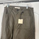 Tgla Olive Green Faux Leather‎ Cargo Pants Size 13/31 Photo 2