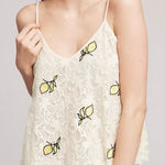 Anthropologie Floreat by Lemon Lace Cami Blouse PJ Top Size Small Photo 0