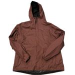 Columbia  Omni-Tech Hooded Lightweight Rain Jacket Windbreaker, Maroon Sz L Photo 8