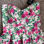 Splash New  Floral Sweetheart neckline A-line Pleated Mini dress size 6 Photo 1