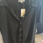 Green Envelope LA Black Button Up Photo 0