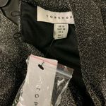 Topshop  Womens Glitter Metallic Open Back Midi Cocktail Dress Photo 3