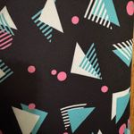 Tipsy Elves Women’s  Geometric Print Leggings - Black and Blue NWT medium Photo 4