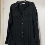 STILLWATER gray Cotton Long sleeve button front Jumpsuit romper size Medium Photo 1