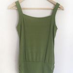 B. Wear  Light Green Brown Beaded Tank Top Size Small Photo 2