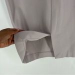 Babaton Aritzia  Ruslan Off The Shoulder Sheath Dress Gray‎ Stretch Ponte Knit 6 Photo 8