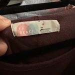 Free People  Beach Butterfly Sleeve Midi Sheath Dress Maroon Size XS Photo 4