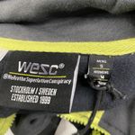 WESC Pullover Sweatshirt Hoodie Jacket Quarter Zip Pockets Gray Unisex S/M NWT Size M Photo 2