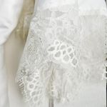 NWT White Lace Kimono Robe Gown, XS/S Photo 2