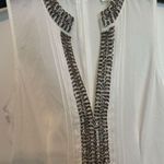 Venus Women’s  Size 4 White Shorts Romper W/rhinestone detail Photo 3