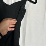 ZARA  Black Linen Blend Cropped Smocked Tank Top Shirt Size XS Photo 2