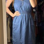 Old Navy Old-navy Women's Navy and Blue Dress Photo 4