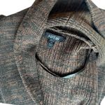 Apt. 9  small petite brown/mocha knit cardigan fitted hip length button sweater Photo 7