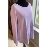 Lands' End Shaped Fit 3X Cotton Long Sleeve Amethyst Purple Office Church Mature Photo 7