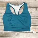 Free People Movement Hague Blue Synergy Racerback Cross Back Crop Top XS New Photo 0