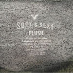 American Eagle  Shirt Womens Medium Green‎ Camo Soft & Sexy Plush Cozy Casual Photo 5