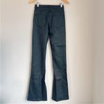 Edikted  Luna Faux Leather Flare High Rise Pants Black Size Small Photo 3