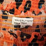 RTR Waverly Grey Sally Cheetah Leopard Print Orange‎ Multicolor Mini Dress Sz L Orange Size L Photo 7