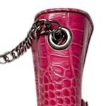 Liz Claiborne Vintage Y2K Pink Faux Snakeskin Purse Photo 2