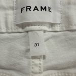 frame denim Women's White Le Crop Mini Boot Photo 6