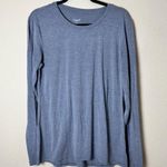 Old Navy  ACTIVE Grey Soft Athletic Long Sleeve T Shirt w Thumbholes Size Large Photo 4