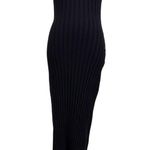 Simon Miller Lani Dress Ribbed Maxi Sleeveless Tank Black Stretch Size M Photo 5